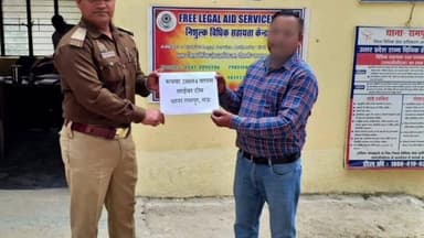 मधुबन: रामपुर थाने की पुलिस ने ऑनलाइन फ्रॉड के शिकार व्यक्ति के खाते में वापस किए ₹20,094, पीड़ित ने पुलिस का किया धन्यवाद