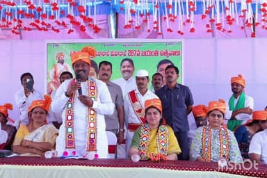 నర్సంపేట: నర్సంపేటలో సంతు సేవలల్ జయంతి కార్యక్రమంలో పాల్గొన్న ఎమ్మెల్యే, జిల్లా కలెక్టర్