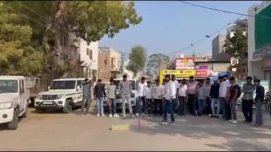 बीकानेर: विनोद जाखड़ के NSUI राष्ट्रीय अध्यक्ष बनने पर बीकानेर में कार्यकर्ताओं ने मनाया जश्न