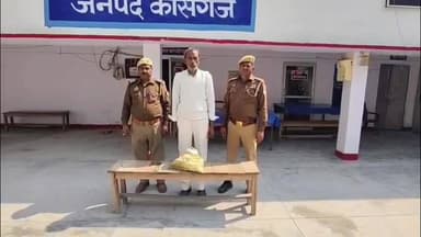 पटियाली: सिकंदरपुर वैश्य थाना पुलिस ने एक आरोपी को किया गिरफ्तार, 20 क्वार्टर अवैध शराब बरामद