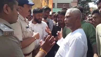 ಬಾಗಲಕೋಟೆ: ನಗರದಲ್ಲಿ ಕಲ್ಲು ತೂರಾಟ ಪ್ರಕರಣ,ಪೊಲೀಸರ ವಿರುದ್ಧ ಗರಂ ಆದ ಮಾಜಿ ಶಾಸಕ ಡಾ.ವೀರಣ್ಣ ಚರಂತಿಮಠ