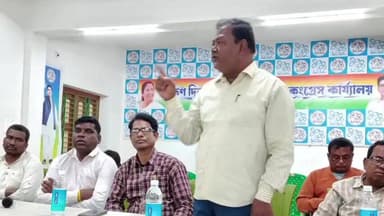 গঙ্গারামপুর: বিধানসভা নির্বাচনকে সামনে রেখে গঙ্গারামপুরে তৃণমূল এসটি সেলের কর্মীসভা