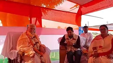 খোয়াই: সিঙ্গিছড়া অযাচক আশ্রমে দাদা মনির সঙ্গে কথা হলো খোয়াই জেলা শাসক এবং জেলা সভাধিপতির