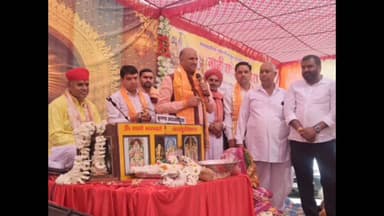 बड़ी सादड़ी: बरखेड़ा में नानी बाई का मायरा कार्यक्रम का आयोजन, चित्तौड़गढ़ सांसद सीपी जोशी रहे मौजूद