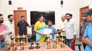 అసిఫాబాద్: క్రీడల్లో విద్యార్థుల ప్రతిభ అభినందనీయం: ఆసిఫాబాద్ జిల్లా కలెక్టర్ హరిత