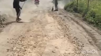 सिरौली गौसपुर: राज्य मंत्री सतीश शर्मा के निर्देश पर आल्हनमऊ खमौली भेलसर मार्ग का मरम्मत कार्य जारी