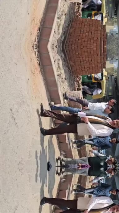 नजफगढ़: भाजपा विधायक कुलदीप सोलंकी ने पालम विधानसभा में विकास कार्यों का निरीक्षण किया