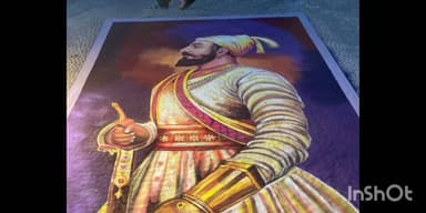 चिपळुण: गोविंद गडावर छत्रपती शिवरायांची दहा बाय पंधरा फुटांची साकारण्यात आली रांगोळी