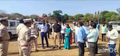 వికారాబాద్: శనివారం వికారాబాద్ జిల్లా కేంద్రానికి సీఎం రేవంత్ రెడ్డి రాక, ఏర్పాట్లను పరిశీలించిన ఎస్పీ, కలెక్టర్.