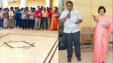 வாலாஜா: ராணிப்பேட்டை மாவட்ட ஆட்சியர் அலுவலகத்தில் உலக தாய்மொழி நாள் உறுதிமொழி ஏற்பு நிகழ்ச்சி ஆட்சியர் தலைமையில் நடைபெற்றது