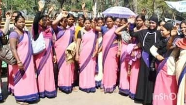 अलिबाग: प्रलंबित मागण्यांमुळे अंगणवाडीसेविका आक्रमक