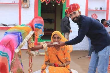 घृतपान की रस्म 🌺🙏...