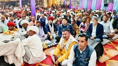 सरवाड़: सरवाड़ में बाबा रामदेव मंदिर में 15वां पाटोत्सव कार्यक्रम हुआ आयोजित, भजन संध्या में श्रद्धालु झूमे