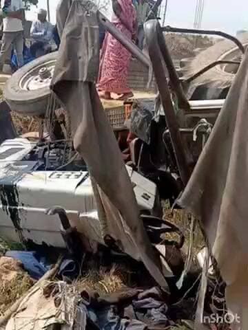 चतरा: नन्दई खुर्द गांव में ईंटों से लदा ट्रैक्टर पलटा, मजदूर की दबने से मौके पर ही मौत