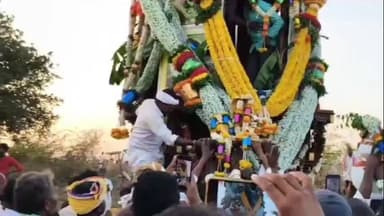 రాయదుర్గం: నాగలాపురం - చెర్లోపల్లి సమీపంలో వైభవంగా నాగలింగేశ్వర స్వామి రథోత్సవం