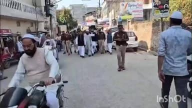 देवबंद: एसएसपी ने आगामी त्योहारों को लेकर देवबंद क्षेत्र का किया भ्रमण, शांति, सुरक्षा और सौहार्द बनाए रखने की अपील की