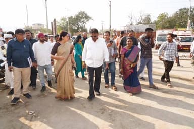 వినుకొండలో ముఖ్యమంత్రి పర్యటనా ఏర్పాట్లను పరిశీలించిన కలెక్టర్