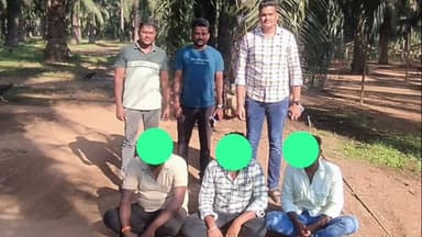 సూర్యచంద్రరావుపేటలో పేకాట శిబిరం పై దాడి ముగ్గురు అరెస్ట్34760 నగదు స్వాధీనం చేసుకున్న ఎస్ఐ సుధీర్