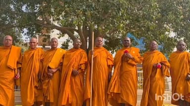 फुलंब्री: चौका येथे भिक्खू संघाचे उत्साहात स्वागत, दीडशे किलोमीटरचे पायी यात्रा अकरा दिवसात संपन्न