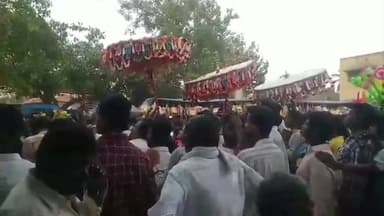 ಚಾಮರಾಜನಗರ: ಚಂದಕವಾಡಿಯಲ್ಲಿ ವಿಜೃಂಭಣೆಯಿಂದ ಜರುಗಿದ ಲಕ್ಷ್ಮೀದೇವಿ ರಥೋತ್ಸವ