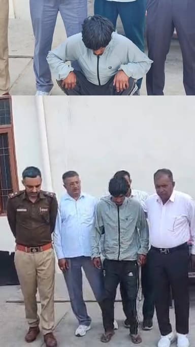 जाखौली अड्डा पर शराब ठेके के सामने युवक पर जा/न/लेवा फाय/रिंग करने के मामले में नाबालिग समेत दो आरोपी गिरफ्तार