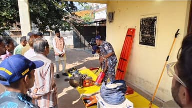 तिरोड़ी: तिरोड़ी तहसील कार्यालय में बाढ़ राहत, खोज और बचाव तकनीक प्रशिक्षण का आयोजन