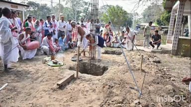 মৰিগাঁও: মৰিগাঁও সমষ্টিৰ অন্তৰ্গত দুটাকৈ গুৰুত্বপূৰ্ণ জনহিতকৰ আঁচনিৰ আধাৰশিলা স্থাপন কৰে বিধায়ক ৰমাকান্ত দেউৰীয়ে