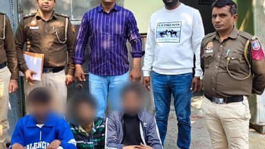 रोहिणी: राज पार्क थाना पुलिस की त्वरित कार्रवाई, चोरी का मोबाइल बरामद, तीन आरोपी गिरफ्तार