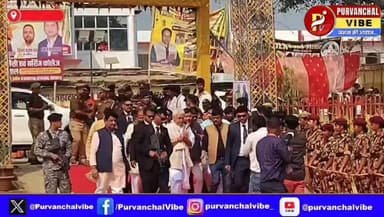 #देवरिया। मनोज सिन्हा शिव बनकटा में प्राण-प्रतिष्ठा महायज्ञ में शामिल, सनातन संस्कृति की वैश्विक प्रासंगिकता पर दिया जोर