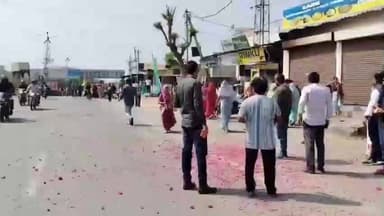 नसीराबाद: मखोपुरा से 16वीं विशाल निशान पदयात्रा खाटूधाम के लिए रवाना, भक्ति के रंग में रंगा