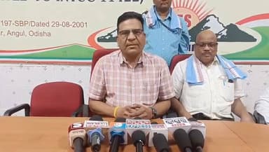 ଛେଣ୍ଡିପଦା: ନାଲକୋ ନେସ ଅଫିସରେ ସାମ୍ୱାଦିକ ସମ୍ମିଳନୀରେ ପ୍ରତିକ୍ରିୟା ରଖିଲେ ରଞ୍ଜିତ ସାହୁ