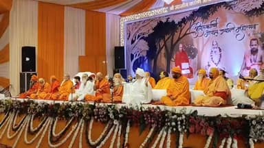 महावन: रमणरेती आश्रम में काषणेय गोपाल जयंती महोत्सव की धूम तीसरे दिन भी जारी, निकला गया डोला, होली कल