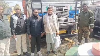 रक्सौल: हरैया थाना क्षेत्र से पुलिस ने रिफाइन तेल हेराफेरी गिरोह पर कार्रवाई करते हुए ट्रक सहित 2 को किया गिरफ्तार