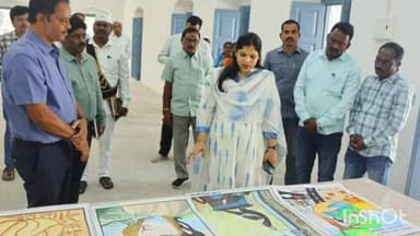 కరీంనగర్: కరీంనగర్ సైన్స్ మ్యూజియం పునరుద్ధరణ పనులు పరిశీలించిన కరీంనగర్ జిల్లా కలెక్టర్ పమేలా సత్పతి