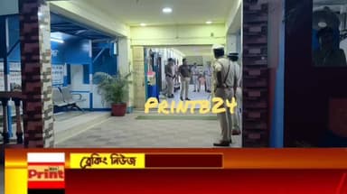 লালগোলা থানা পরিদর্শনে মুর্শিদাবাদের এসপি।