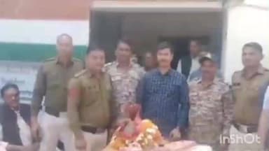 सबलगढ़: रामपुर कलां थाना प्रभारी राम मंत्र गुप्ता को भावभीनी विदाई दी गई