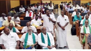 விருதுநகர்: ஆட்சியர் அலுவலக விவசாயிகள் குறைதீர்க்கும் நாள் கூட்டம் நடைபெற்றது