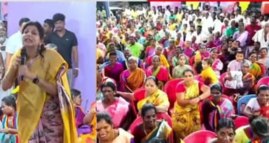 போளூர்: சிங்க பெண்ணே எழுந்து வா தலைப்பில் பொது மேடையில் சௌமியா அன்புமணி சிறப்புரை