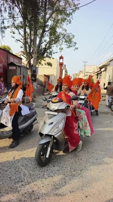 नवलगढ़ : शहर में निकली मातृशक्ति शौर्य वाहन रैली
#nawalgarh #HinduSammelan #bikerally