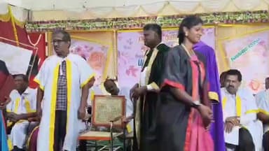 சிவகங்கை: தான் கல்வி பயின்ற கல்லூரியில் பட்டம் வழங்கிய முன்னாள் மாணவர் – சிவகங்கையில் நெகிழ்ச்சி தருணம்