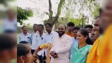 फुलंब्री: फुलंब्री विधानसभा मतदारसंघातील चौका येथे नवनिर्वाचित जिल्हा परिषद सदस्यांचा सत्कार .