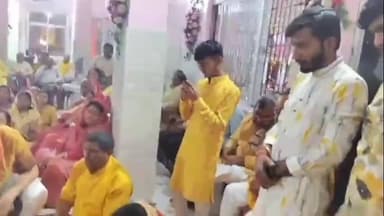 बिथान: रोसड़ा: नवनिर्मित शक्ति धाम खाटू श्याम मंदिर में प्राण प्रतिष्ठा के बाद खुले भगवान के पट