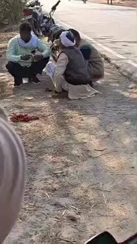 सवायजपुर: पाली-रुपापुर मुख्य मार्ग किनारे खुलेआम शराबखोरी का वीडियो हुआ वायरल