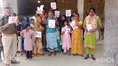 तुलसीपुर: थाना तुलसीपुर क्षेत्र में मिशन शक्ति एवं बाल विवाह मुक्त भारत अभियान के तहत किया गया जागरूकता कार्यक्रम