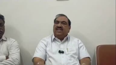 जळगाव: बड्या पदाधिकाऱ्याला बलात्काराच्या गुन्ह्यातून
वाचविण्याचा प्रयत्न : एकनाथ खडसेंचा आरोप