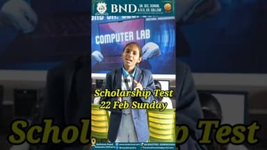 #bnd_school #scholarship #scholarship_test #shorts #education #studentlife #indianews16 #viral #news