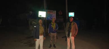 नीम चक बथानी: बथानी बाजार में सघन वाहन जांच की गई