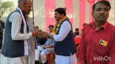 मेहगांव: ग्राम जरसेना में वॉलीबॉल टूर्नामेंट के फाइनल में कांग्रेस नेता राहुल भदोरिया ने खिलाड़ियों का हौसला बढ़ाया