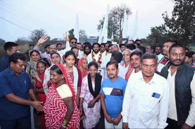 आरंग: आरंग विधायक और मंत्री गुरु खुशवंत साहेब जी के नेतृत्व में विशाल सतनाम सद्भाव पदयात्रा के तीसरे दिन भव्य आयोजन