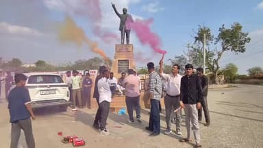 विनोद जाखड़ के एनएसयूआई राष्ट्रीय अध्यक्ष बनने पर जश्न का माहौल #live #viral #didwanajila #khushi